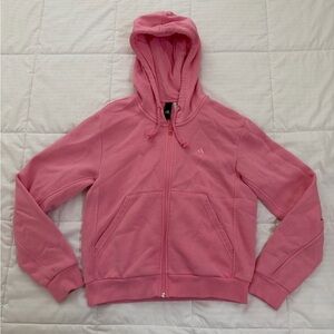 Adidas Vibrant Pink Zip-Up Hoodie
